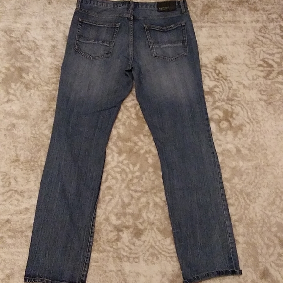 Retrofit rip me style blue jeans for men, size 34 x 34 in great condition! - Picture 2 of 3